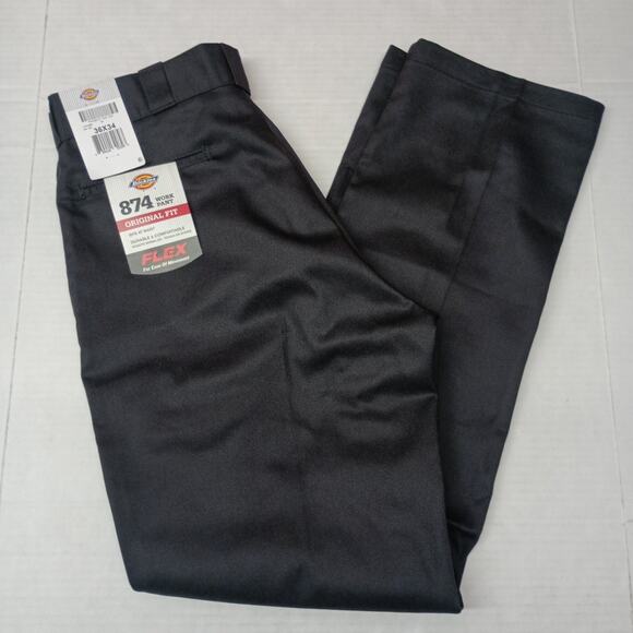 Dickies Other - Dickies 874 Pants Men's Original Fit Classic Work Uniform Pants 36x34 Black NWT